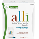 alli Orlistat 60mg Capsules Weight Loss Aid Starter Pack