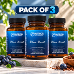 Nutricel Blue Boost – Methylene Blue with Vitamin C Ester and Organic Cacao Pack of 3