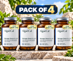 AlgaeCal Ocean Algae Calcium and Trace Minerals Formula – Pack of 4