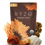 RYZE Mushroom Coffee 30 Servings, Organic Adaptogenic Blend