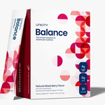 Unicity Balance Natural Mixed Berry Flavor box with stick pack, 30 stick packs