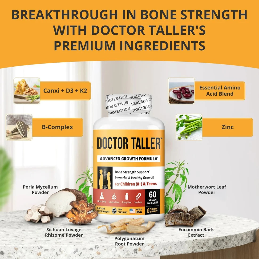 Doctor Taller Growth Formula 120 Capsules ( Pack of 2 )